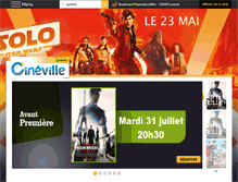 Tablet Screenshot of lorient.cineville.fr