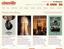 Tablet Screenshot of cineville.sk
