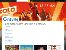 Tablet Screenshot of cineville.fr